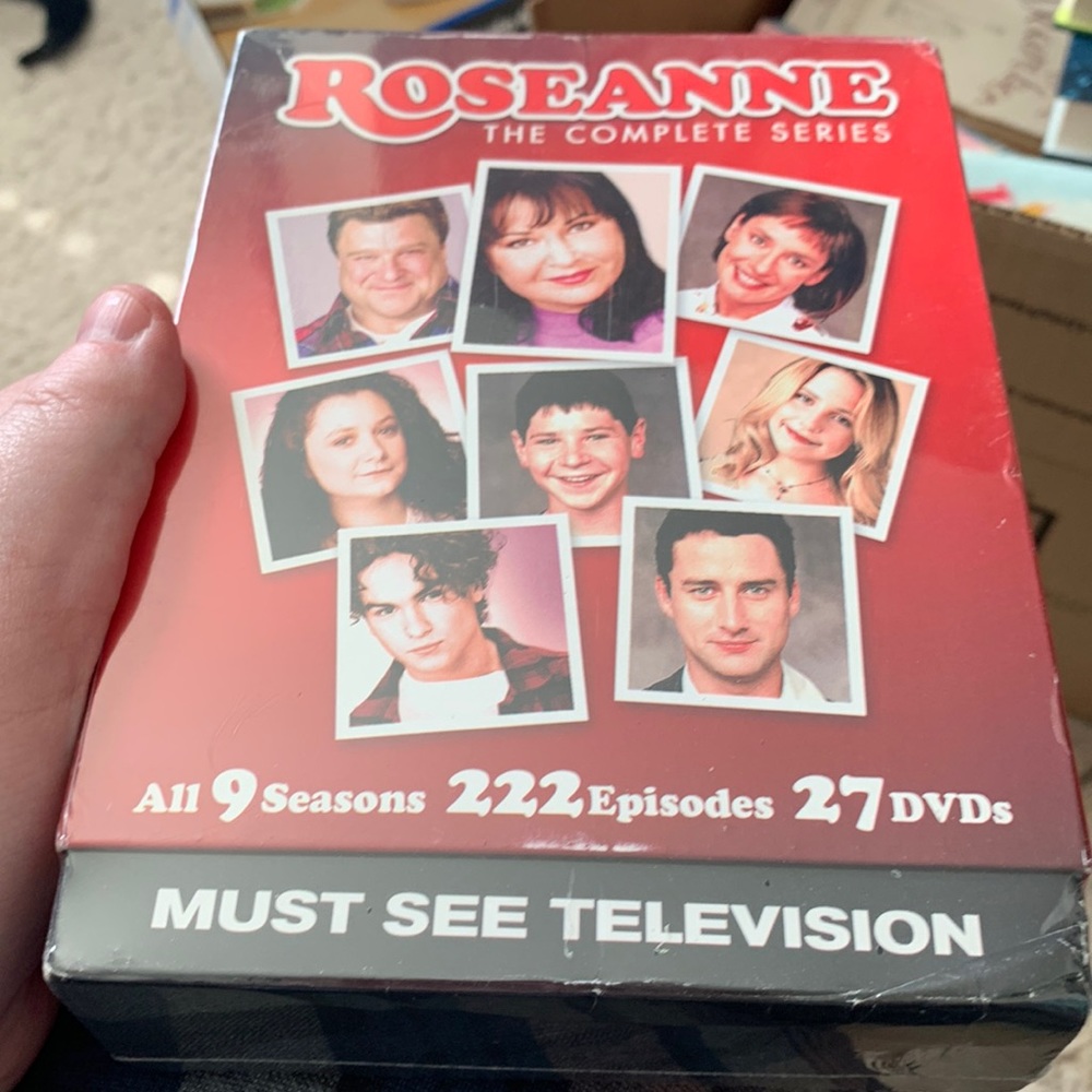 The complete series of Roseanne, never been open